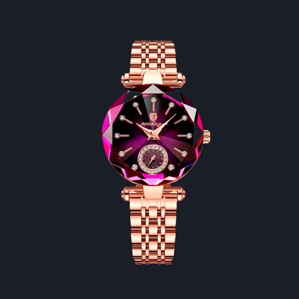 Relógio Poedagar Feminino Diamond Luxo Quartzo