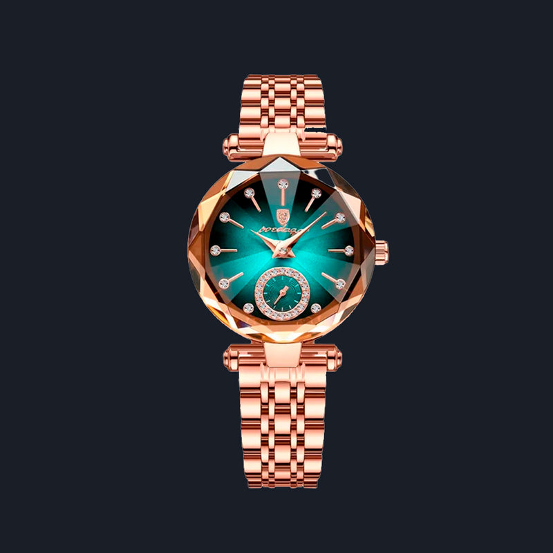 Relógio Poedagar Feminino Diamond Luxo Quartzo
