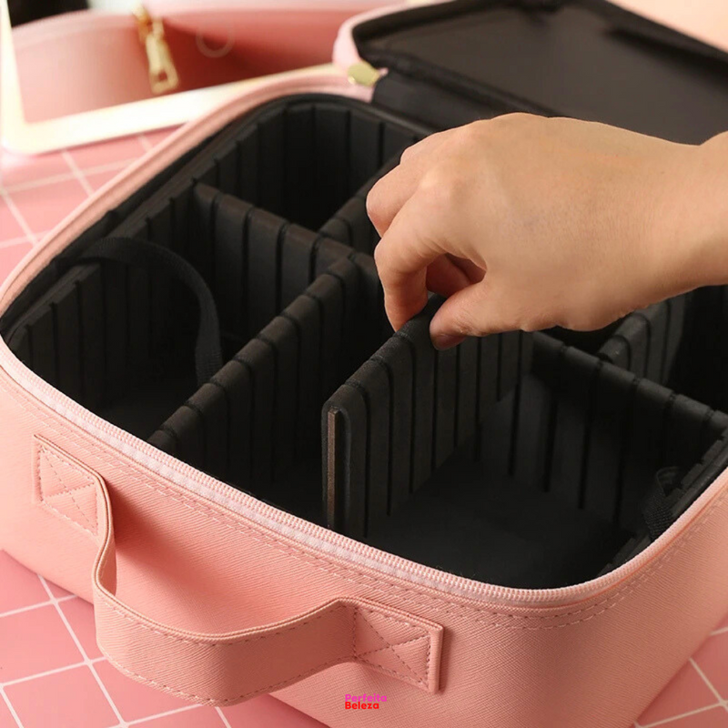 GlowCase Pro - Maleta de maquiagem com espelho LED