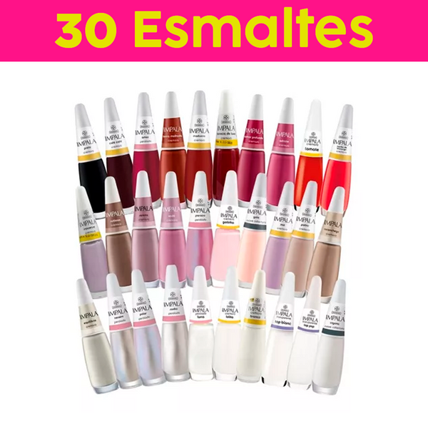 ATACADO -  Kits Esmaltes Impala CORES SORTIDAS.