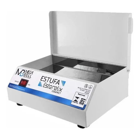Estufa Manicure Esterilizador Alicate + Kit Manicure 5 Peças