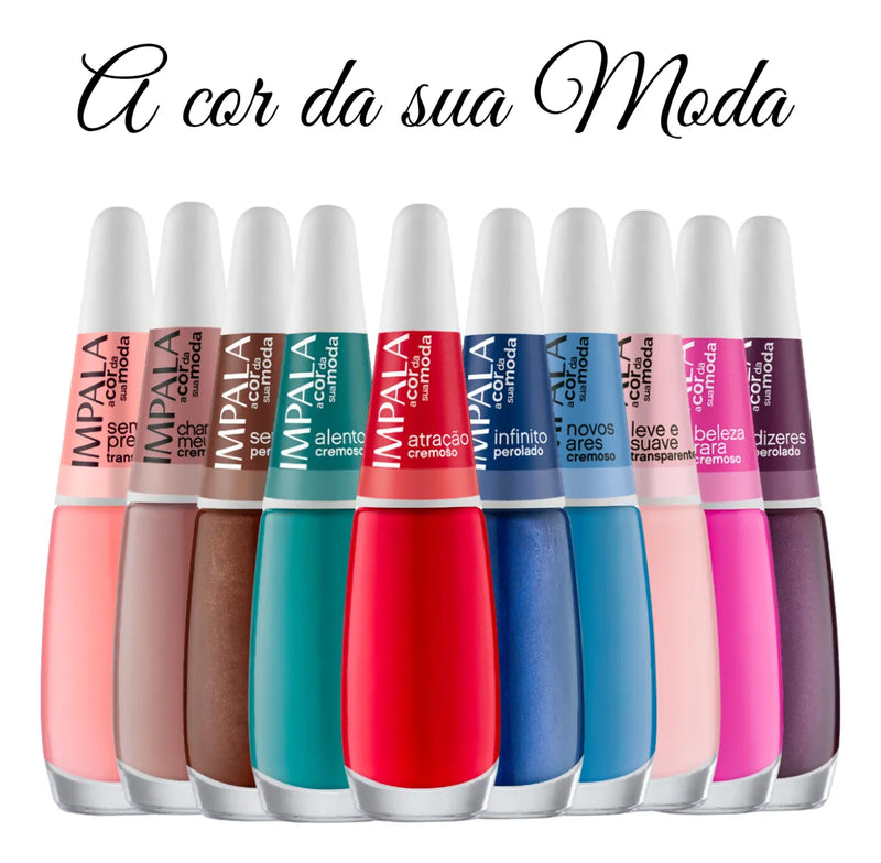 ATACADO -  Kits Esmaltes Impala CORES SORTIDAS.