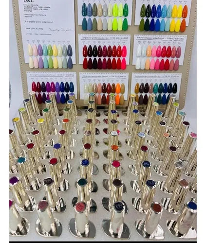 Esmaltes Em Gel Coleção Led Uv 72 Cores D&z Diferentes Luxo