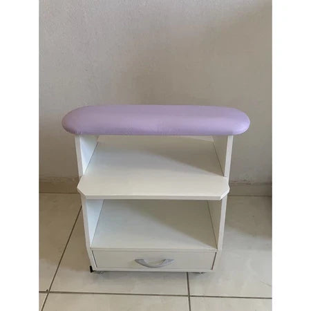 Carrinho Auxiliar Apoio Para Manicure Pedicure Spa Dos Pés