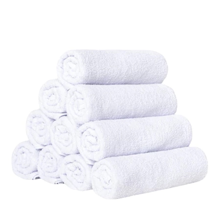 Kit 10 Toalhas Lavabo Manicure - 100% algodão