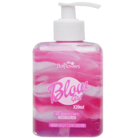 Blow Girl Gel Creme Aromatizante Beijável Para Saúde e Cuidado Vaginal Feminina 320ml