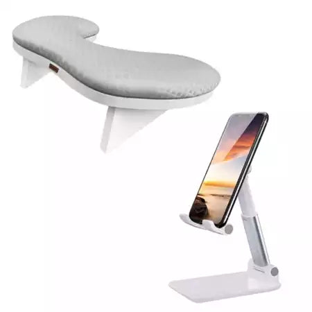 Apoio Suporte de Mão Braço Delta para Manicure Nails Designer + Suporte de Celular