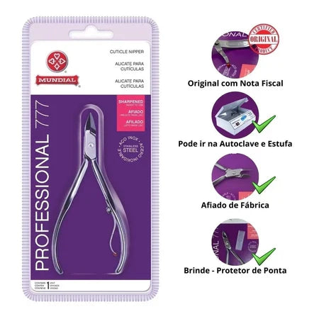 Estufa Manicure Esterilizador Alicate + Kit Manicure 5 Peças