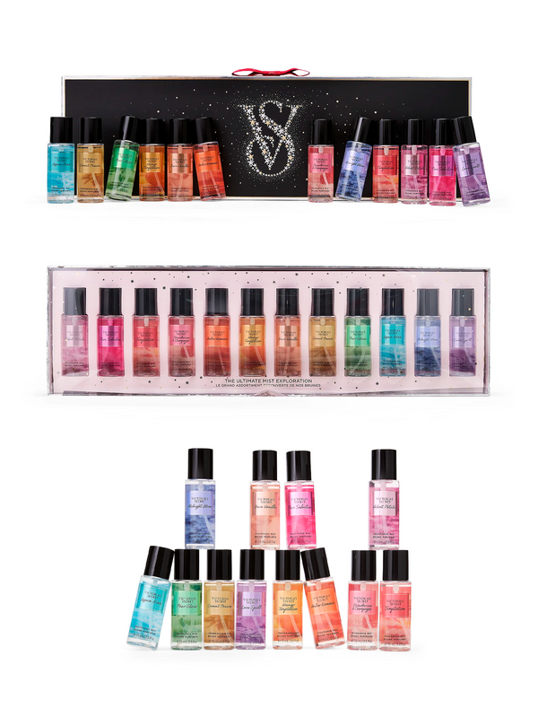Kit Ultimate 12 Body Splash Victoria's Secret 75ML - Edição Limitada