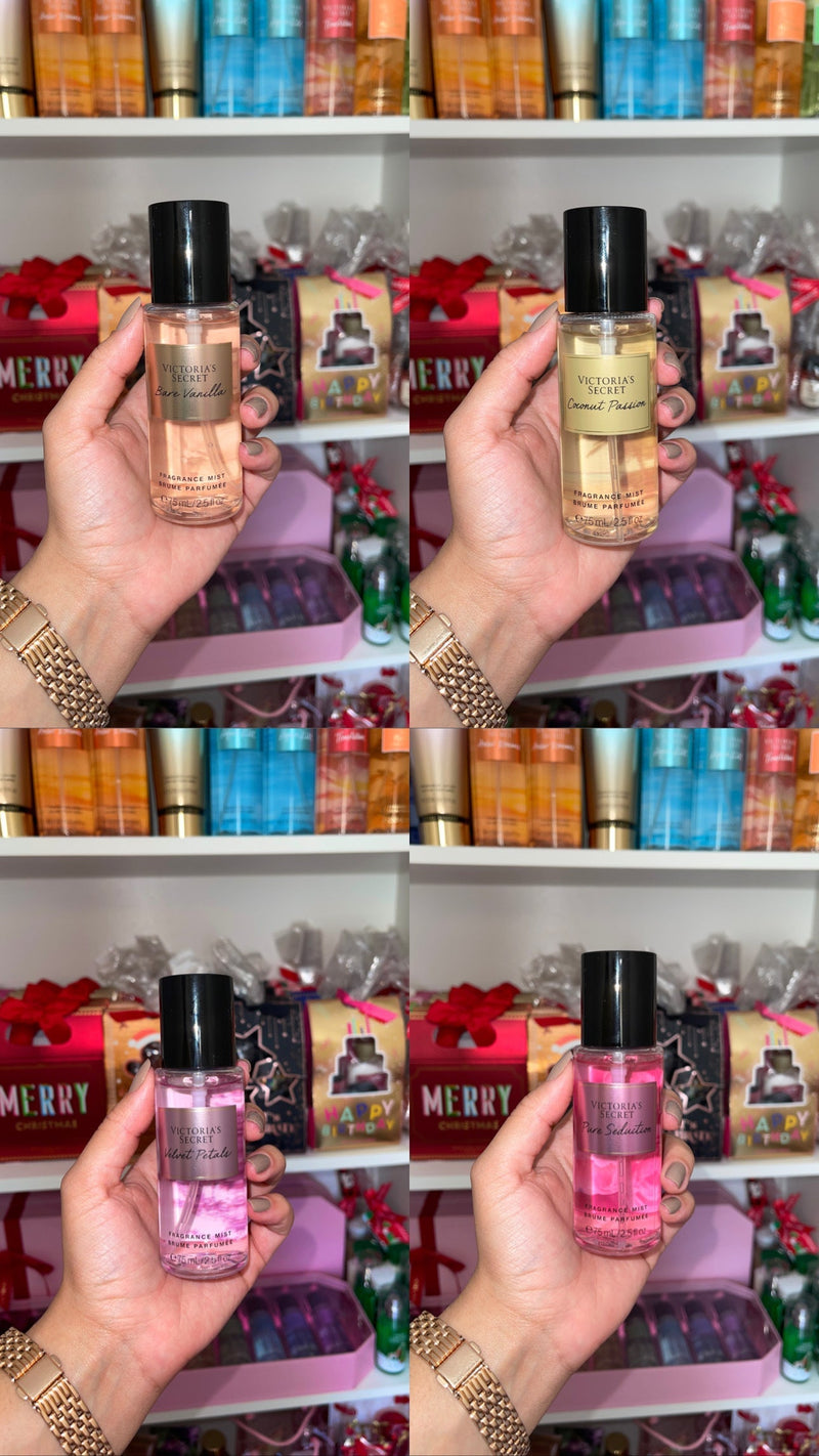 Kit Ultimate 12 Body Splash Victoria's Secret 75ML - Edição Limitada